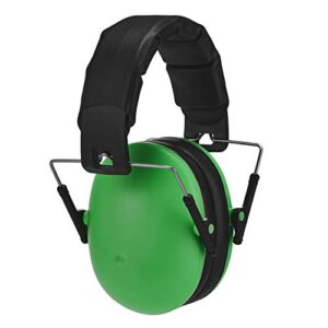 amazon basics kids ear-protection safety noise earmuffs, green