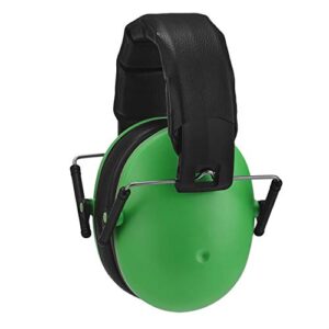 Amazon Basics Kids Ear-Protection Safety Noise Earmuffs, Green