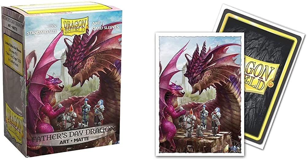 Dragon Shield Matte Art Fathers Day Dragon Standard Size 100 ct Card Sleeves Individual Pack