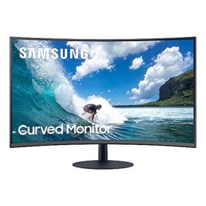 samsung 32-inch t55 series - 1000r curved monitor: 75hz, 4ms, 1080p (lc32t550fdnxza)