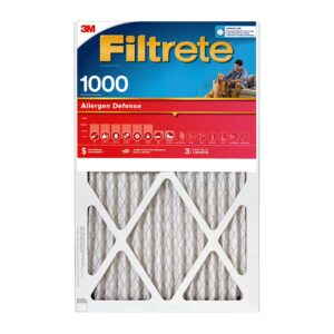 filtrete 20x25x2 ac furnace air filter, merv 11, mpr 1000, micro allergen defense, 3-month pleated 1-inch electrostatic air cleaning filter, 4 pack (actual size 19.8 x 24.81 x 1.81 in)