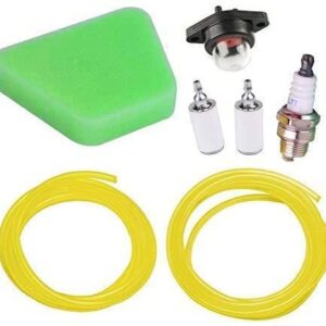 HPENP Air Fuel Filter Primer Bulb Fuel Line Spark Plug for Poulan Craftsman Chainsaw Replaces 530037793 530095646 530071835 188-513-1