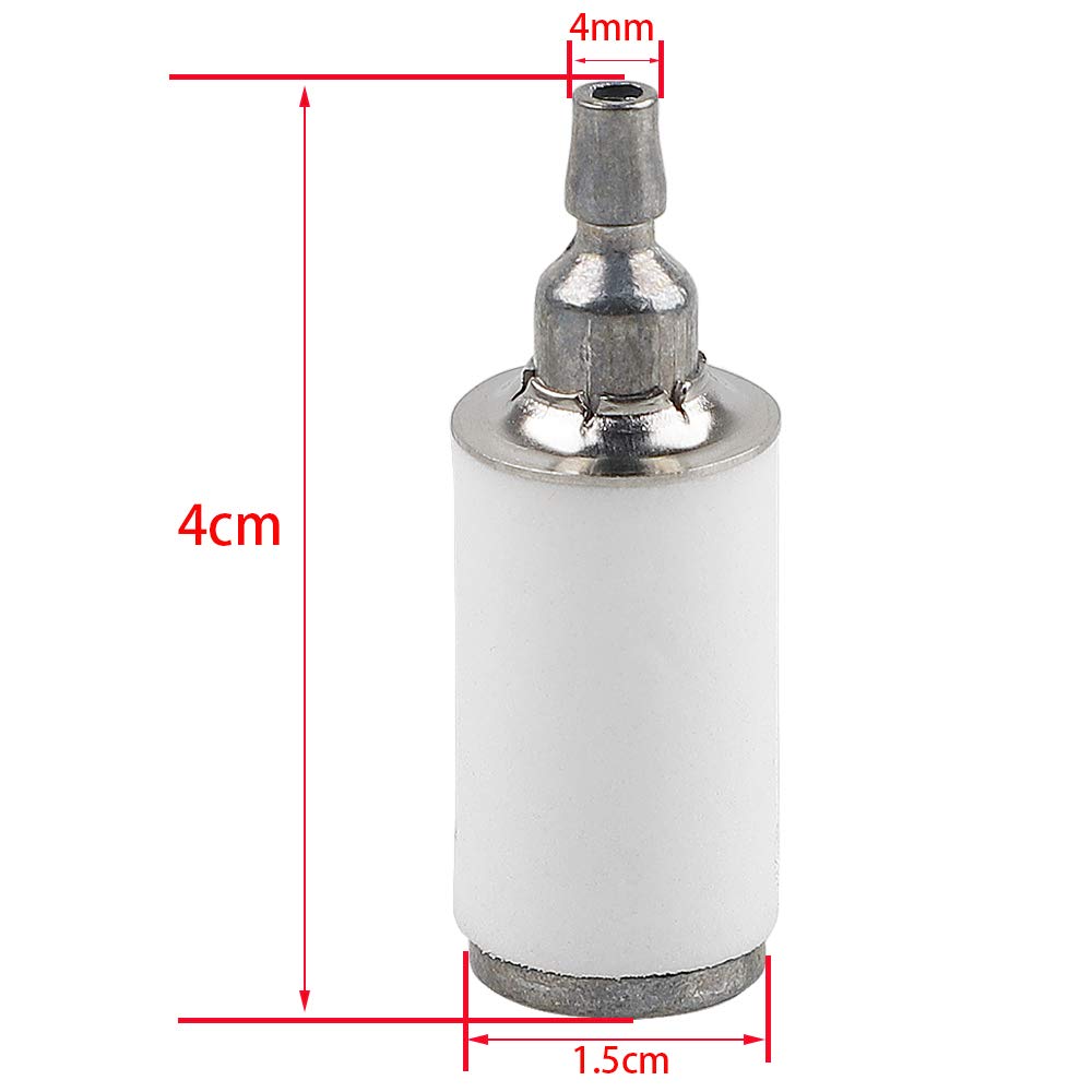 HPENP Air Fuel Filter Primer Bulb Fuel Line Spark Plug for Poulan Craftsman Chainsaw Replaces 530037793 530095646 530071835 188-513-1