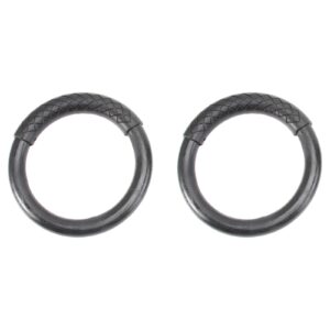 BESPORTBLE 1 Pair ABS Gymnastic Ring Fitness Rings Workouts Ring Home Fitness Ring Pro Gym Ring for Fitness (Black)