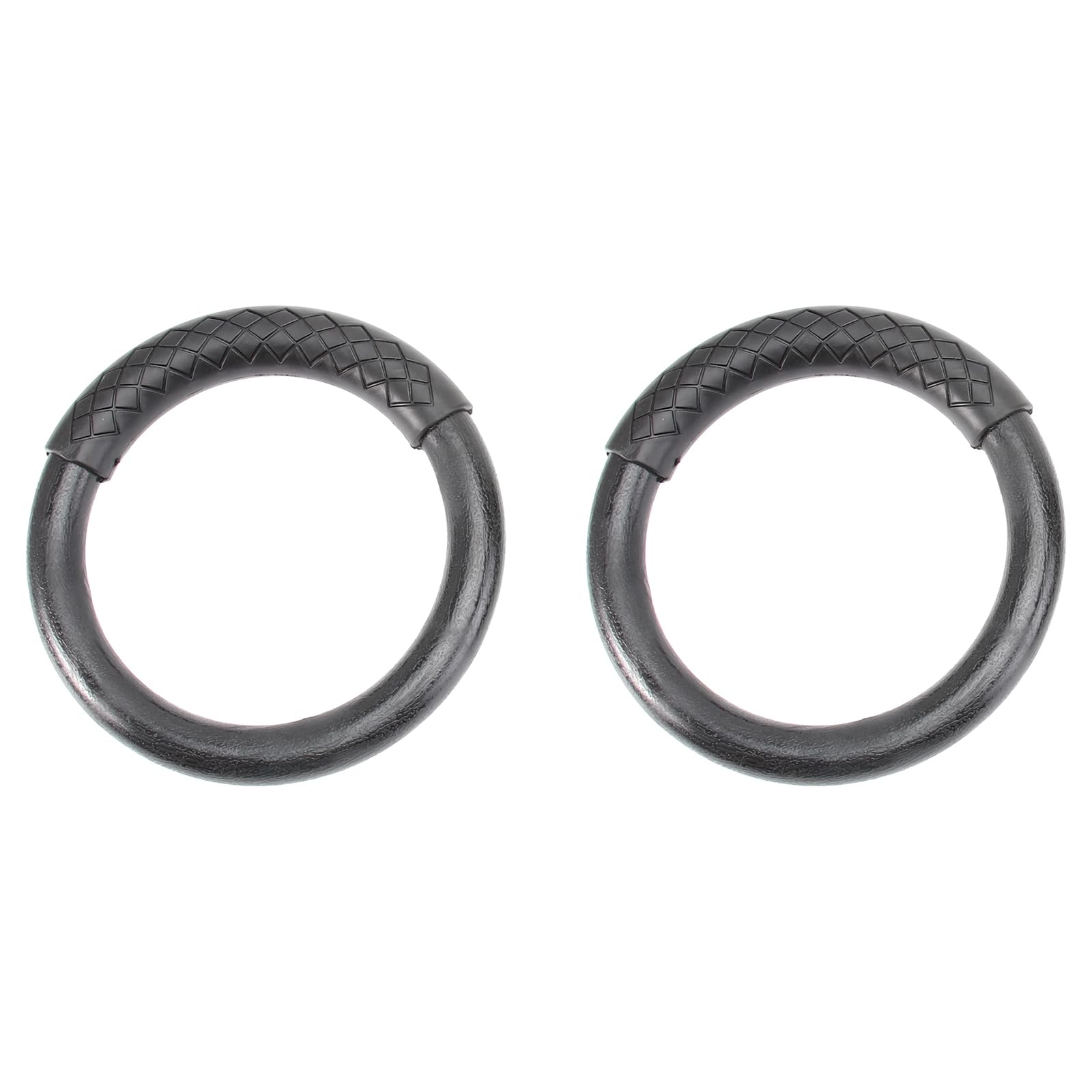 BESPORTBLE 1 Pair ABS Gymnastic Ring Fitness Rings Workouts Ring Home Fitness Ring Pro Gym Ring for Fitness (Black)