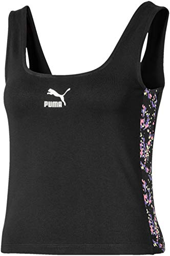 PUMA Women's Tank, Black-T7 All Over Print, XXL