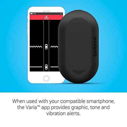 Garmin Varia RVR315, Cycling Rearview Radar with Visual and Audible Alerts for Vehicles Up to 153 Yards Away
