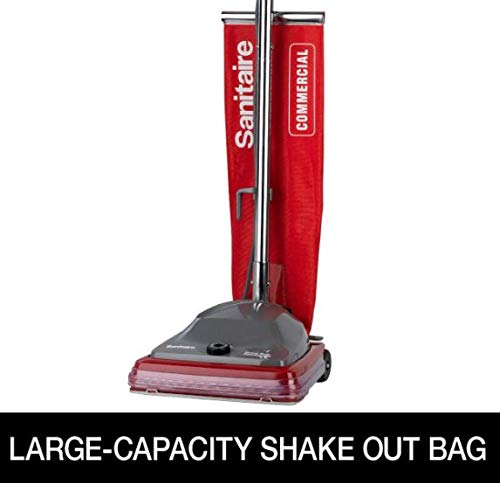 Sanitaire TRADITION Upright Commercial Bagged Vacuum, SC684G Red