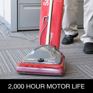 Sanitaire TRADITION Upright Commercial Bagged Vacuum, SC684G Red