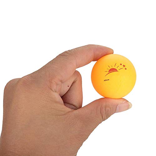 VBESTLIFE Ping Pong Balls with Box, 60 Pcs 3-Star Table Tennis Ball Ping Pong Balls for Competition Training Entertainment(Orange)