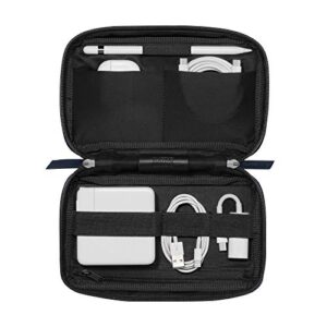 Native Union Stow Organizer – Premium Travel Tech Kit Crafted with Durable Canvas – Keep Essentials Organized with Flexible Storage & Quick-Access Pocket for Cables, Chargers, SIM Cards & More (Slate)