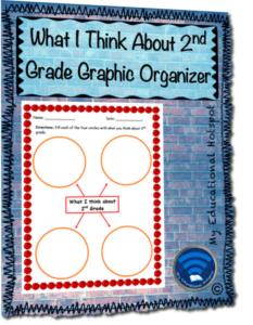 what i think about 2nd grade graphic organizer