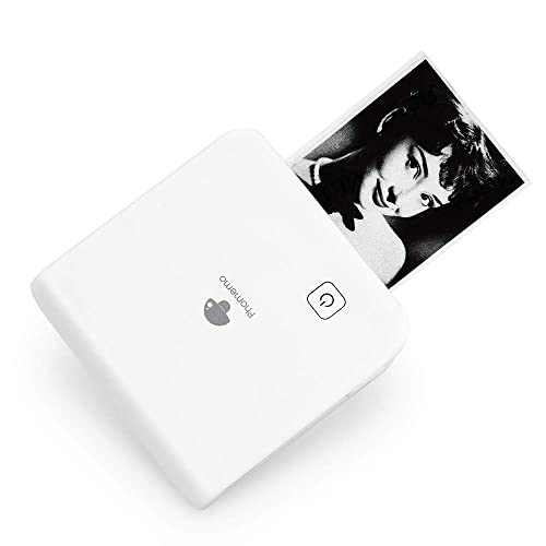 Phomemo 300dpi Pocket Mobile Pocket Printer- M02 Pro Thermal Bluetooth Portabel Mini Photo Printer Compatible with iOS and Android, for Photo Printing, Graffiti,Learning,Work, White