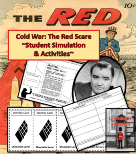 cold war: red scare ~a student simulation & activity~