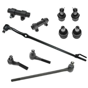 trq front ball joint tie rod end steering suspension kit 10pc for f250 f350 rwd