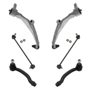 trq front control arm ball joint sway link tie rod suspension kit 6pc for pilot