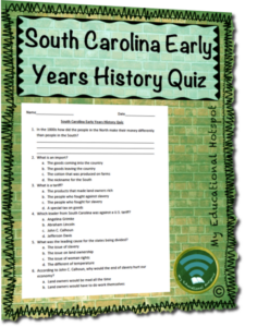 south carolina early years history assessment