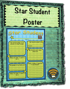 star student poster template