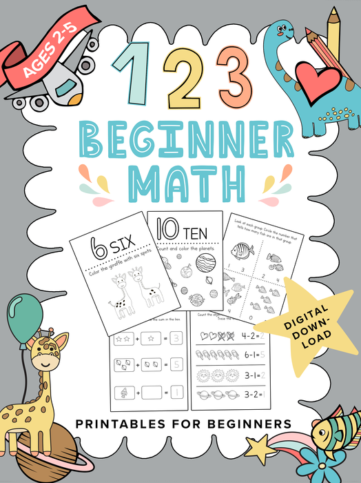 Beginner Math Printables