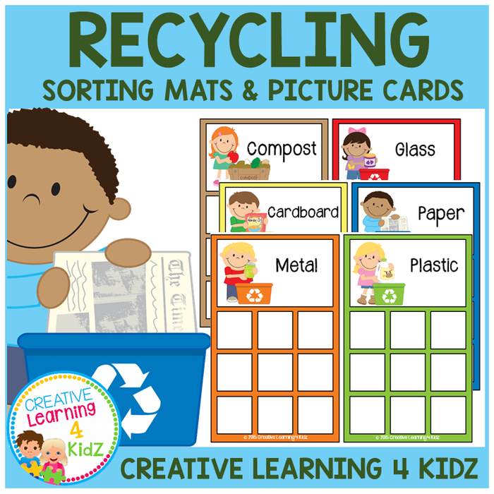 Recycling Sorting Mats Earth Day