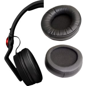 v-mota ear pads compatible with pioneer pro dj hdj-700-k,hdj 700 headphones,replacement earmuff protein pillow foam cover (black)