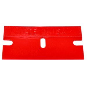 shark industries pn-66-100 plastic razor scraper blades, removes paint, adhesives & decals without damaging surfaces (100 plastic blades)