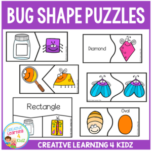 bug shape puzzles