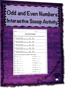 odds and evens interactive scoop activity