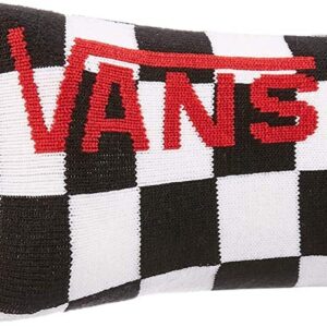 VANS - Men's, Classic Super No-Show Socks - Assorted 3 Pair Pack (Black/White, Red/White, Black/Grey) L 9.5-13