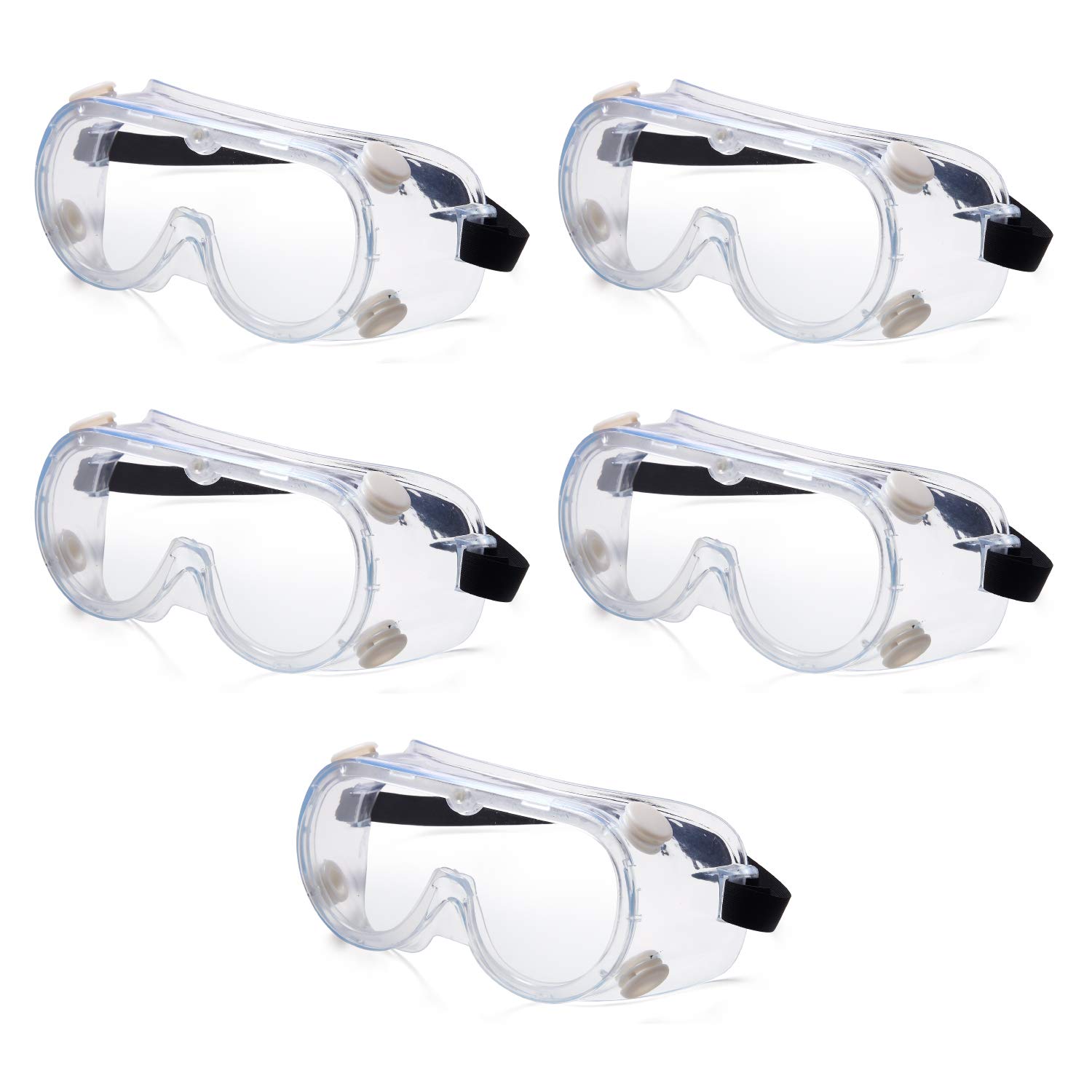 Gamma Ray Protective Anti-Fog Safety Goggle Glasses - Pack of 10