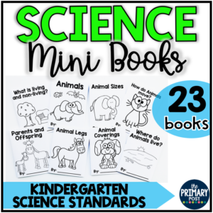 kindergarten science mini books