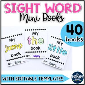 sight word mini books