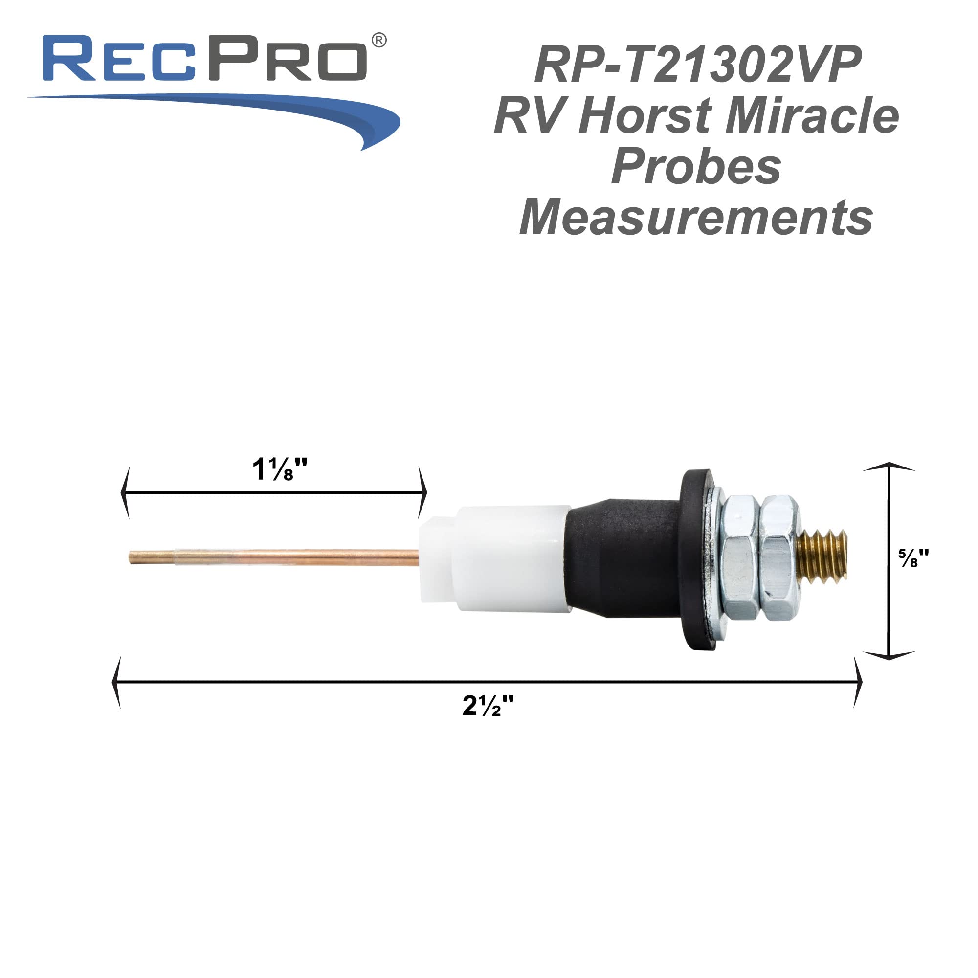 RecPro RV Horst Miracle Probes | RV Fresh Water Tank Probes | 4 Probes Included