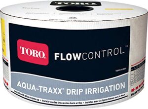 toro eafc7081234-600 flow control - 7/8" drip tape, 8 mil, 12", 0.34 gpm/100', 6,000' - eafc7081234-600