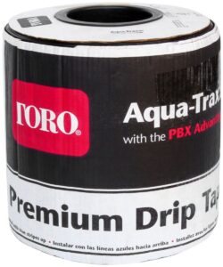 toro ea50604134-250 aqua-traxx - 5/8" drip tape, 6 mil, 4", 1.34 gpm/100', 2,500' - ea50604134-250