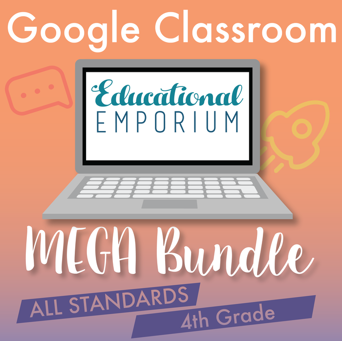 ⭐The ULTIMATE 4th Grade Google Classroom Math Bundle⭐ Distance Learning