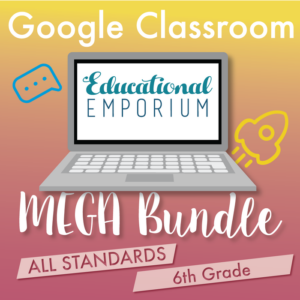 ⭐the ultimate 6th grade google classroom math bundle⭐ distance learning