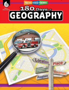 workbook: 180 days of geography - daily practice for 4th graders