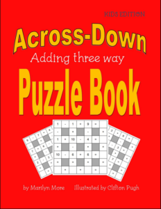 across down adding three way puzzle book