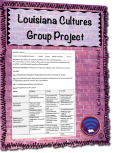 louisiana cultures group project