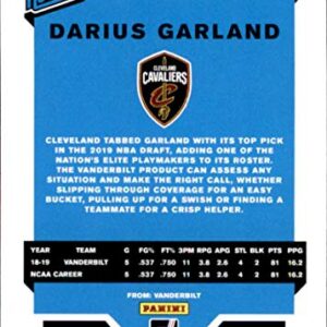 2019-20 Donruss Basketball #250 Darius Garland Cleveland Cavaliers RC Rated Rookie Official NBA Trading Card by Panini America