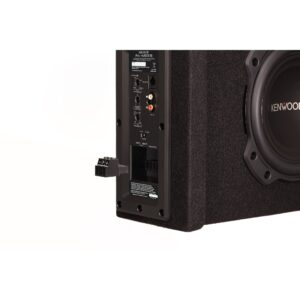 Kenwood PAW801B 8 400-Watt Oversized Powered Subwoofer in Vented Enclosure (PA-W801B)