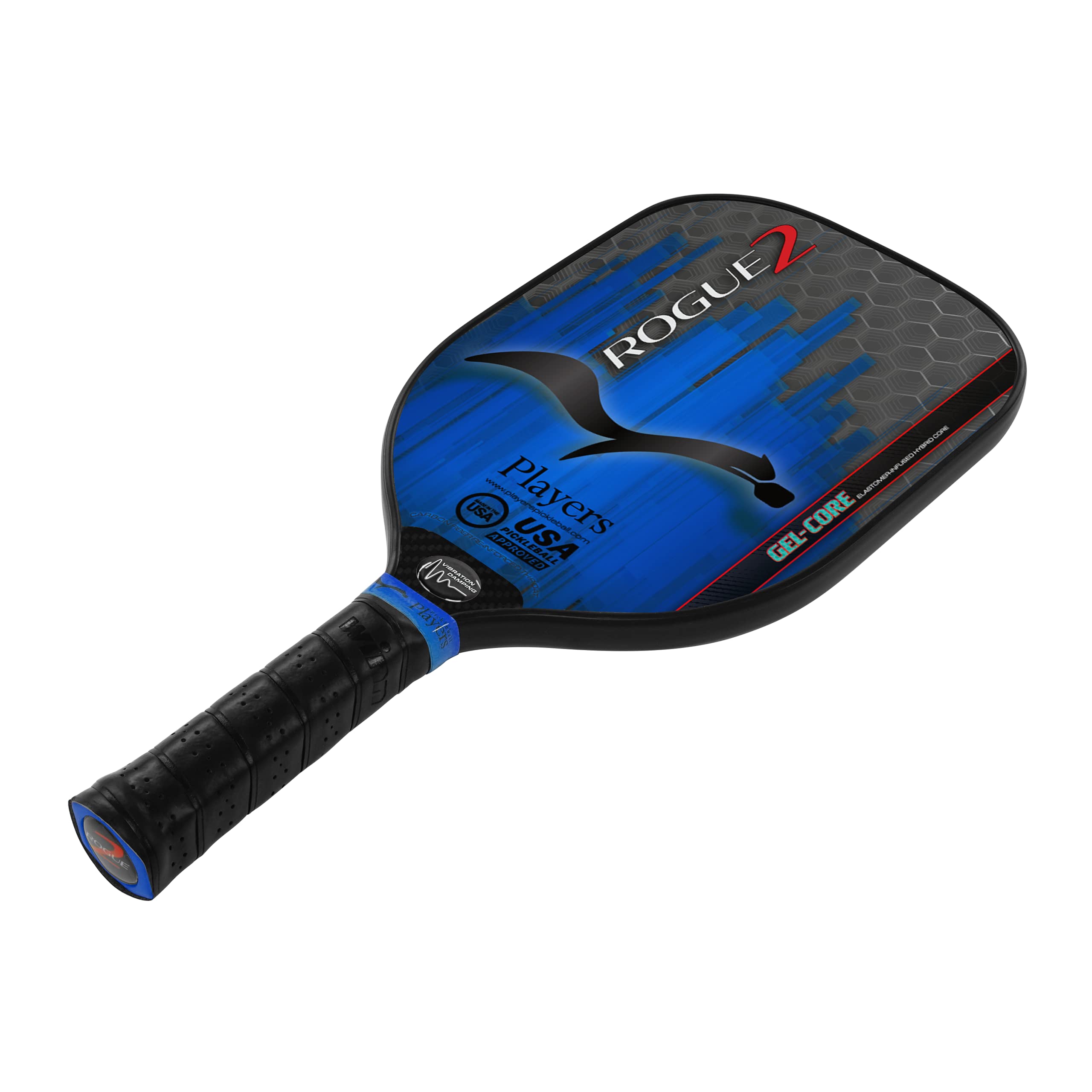 Rogue2 Second Generation Gel-Core Pickleball Paddle USAPA Approved and Made in The USA (Teal)