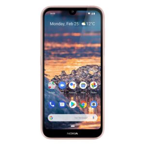 nokia 4.2 - android one (pie) - 32 gb - 13+2 mp dual camera - unlocked smartphone (at&t/t-mobile/metropcs/cricket/h2o) - 5.71" hd+ screen - pink