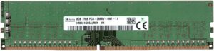 hma81gu6jjr8n-vk hynix 8gb 1rx8 pc4-2666v-u memory module (1x8gb)