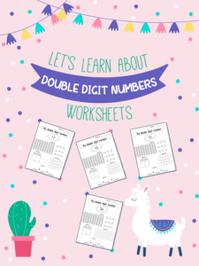 let's learn about double digit numbers worksheets