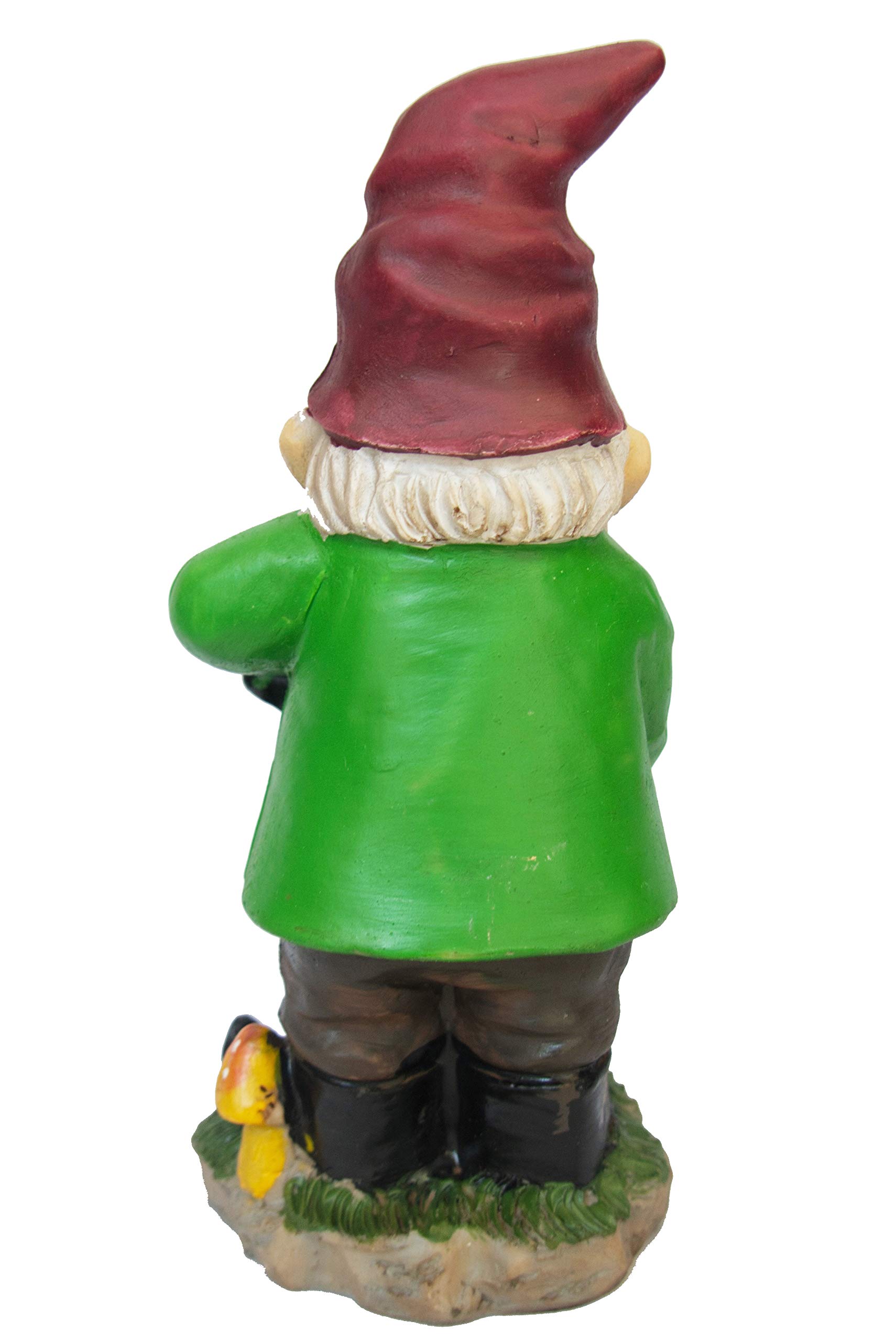 9.5 inch Green Garden Gnome with Water Can Y