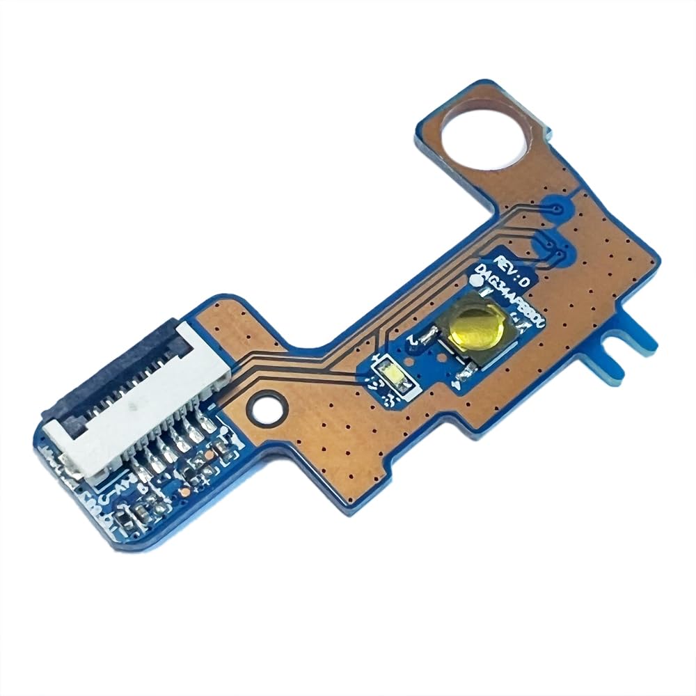 Zahara Power Button Board Replacement for HP Pavilion 15-AU 15-AW 15-au010wm 15-au018wm 15-au020wm 15-au030wm 15-au040wm 15-au030nr 15-au030wm 15-au037cl 15-AU023CL 15-AU030WM DAG34APB6D0 856369-001