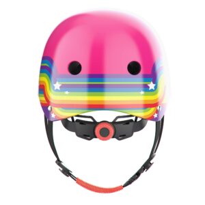 Noggn Bike Helmet for Kids, Girls and Boys | Rainbow Unicorn | Small for Child 5-14 | Bicycle, Scooter, Skateboard Helmet (Pink, Small)