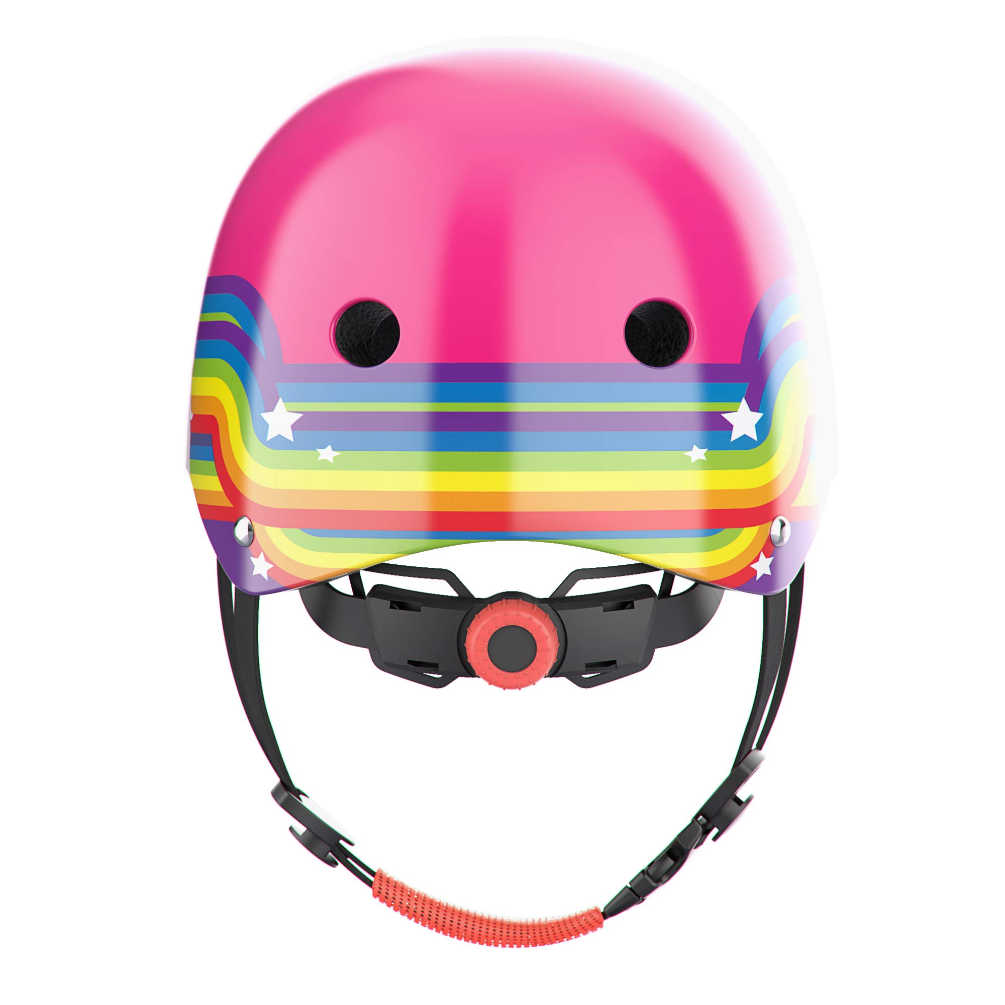 Noggn Bike Helmet for Kids, Girls and Boys | Rainbow Unicorn | Small for Child 5-14 | Bicycle, Scooter, Skateboard Helmet (Pink, Small)